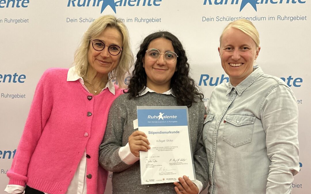 Kifayat Shiko wird RuhrTalent – Feierliche Auszeichnung in der Lichtburg Essen