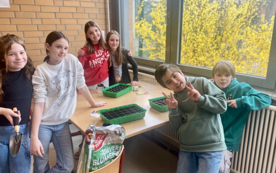 Projekt „Ab ins Beet“ der Klasse 5c